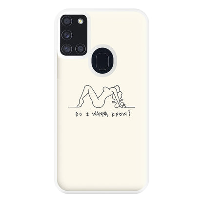 Do I Wanna Know? - Arctic Monkeys Phone Case for Galaxy A21s