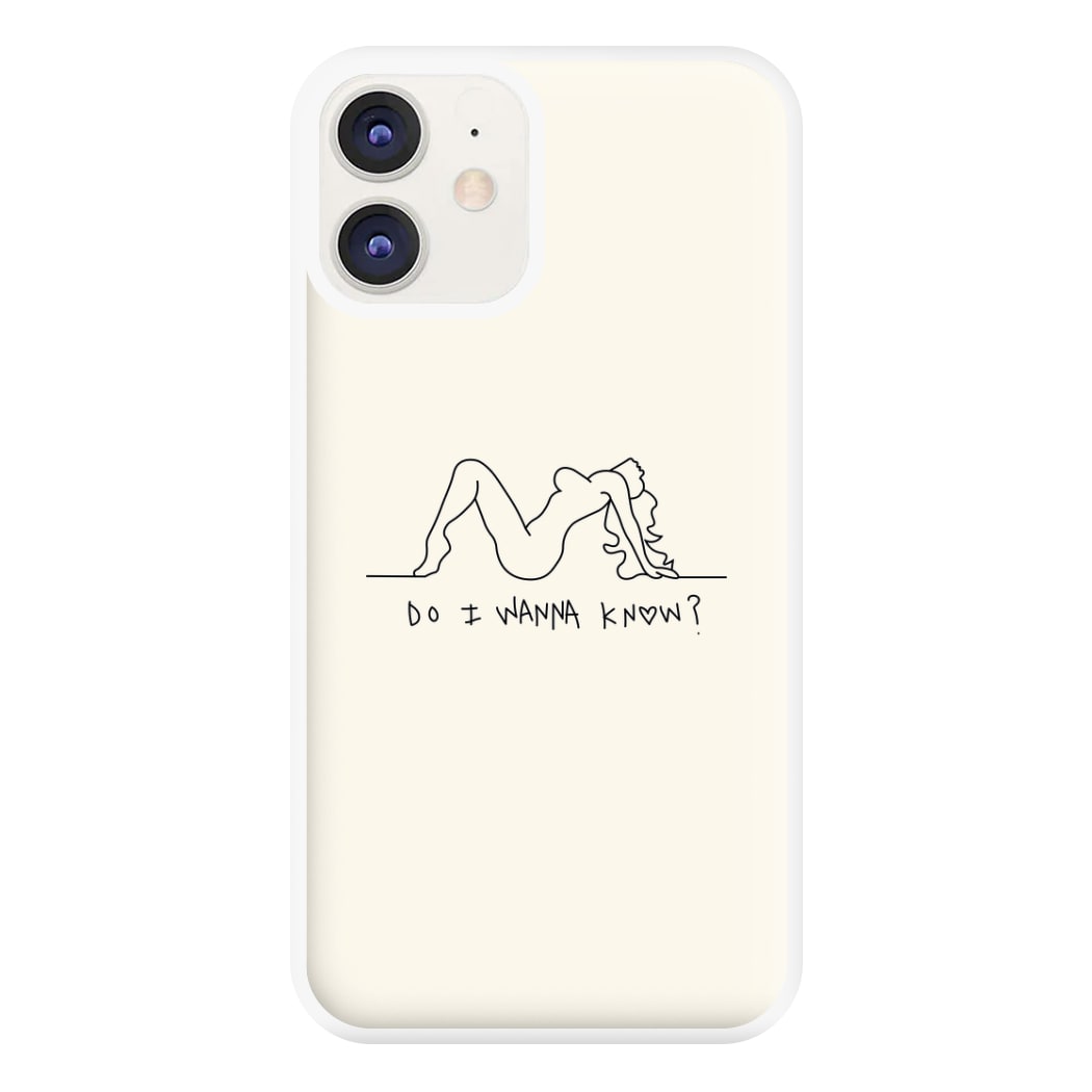 Do I Wanna Know? - Arctic Monkeys Phone Case for iPhone 12 / 12 Pro