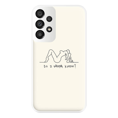 Do I Wanna Know? - Arctic Monkeys Phone Case for Galaxy A33