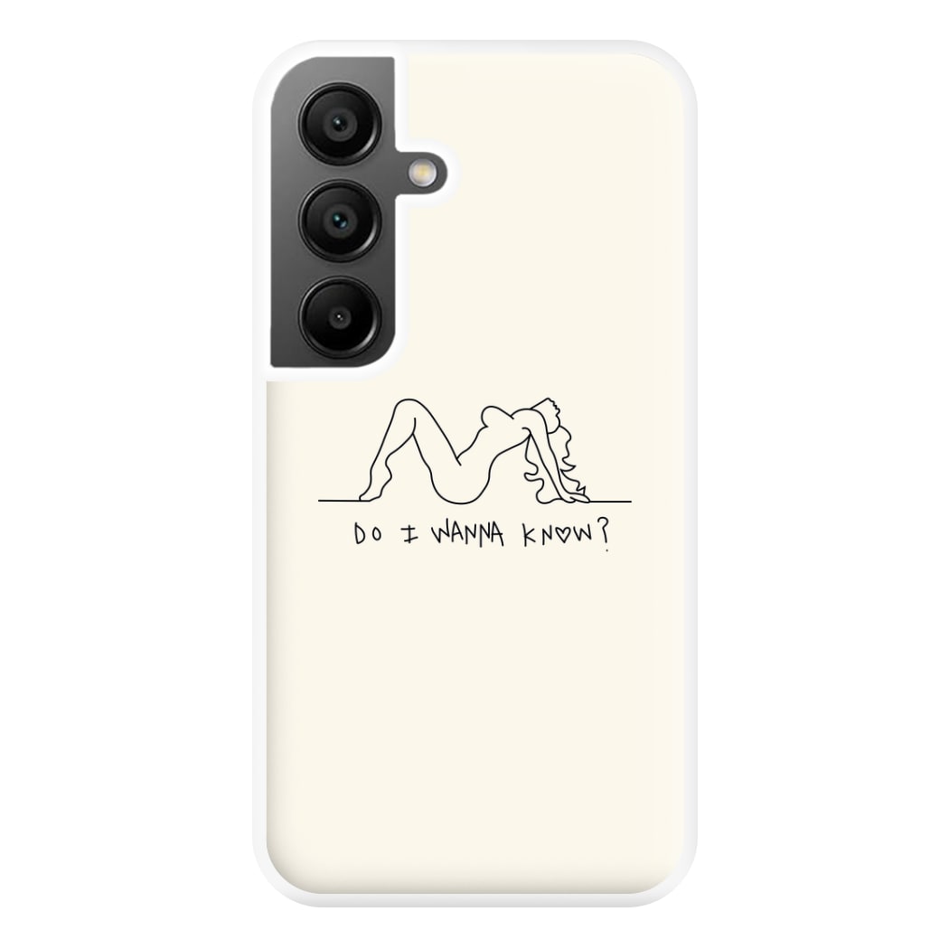 Do I Wanna Know? - Arctic Monkeys Phone Case for Galaxy A55