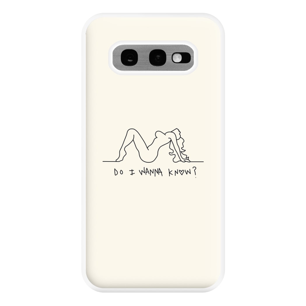 Do I Wanna Know? - Arctic Monkeys Phone Case for Galaxy S10e