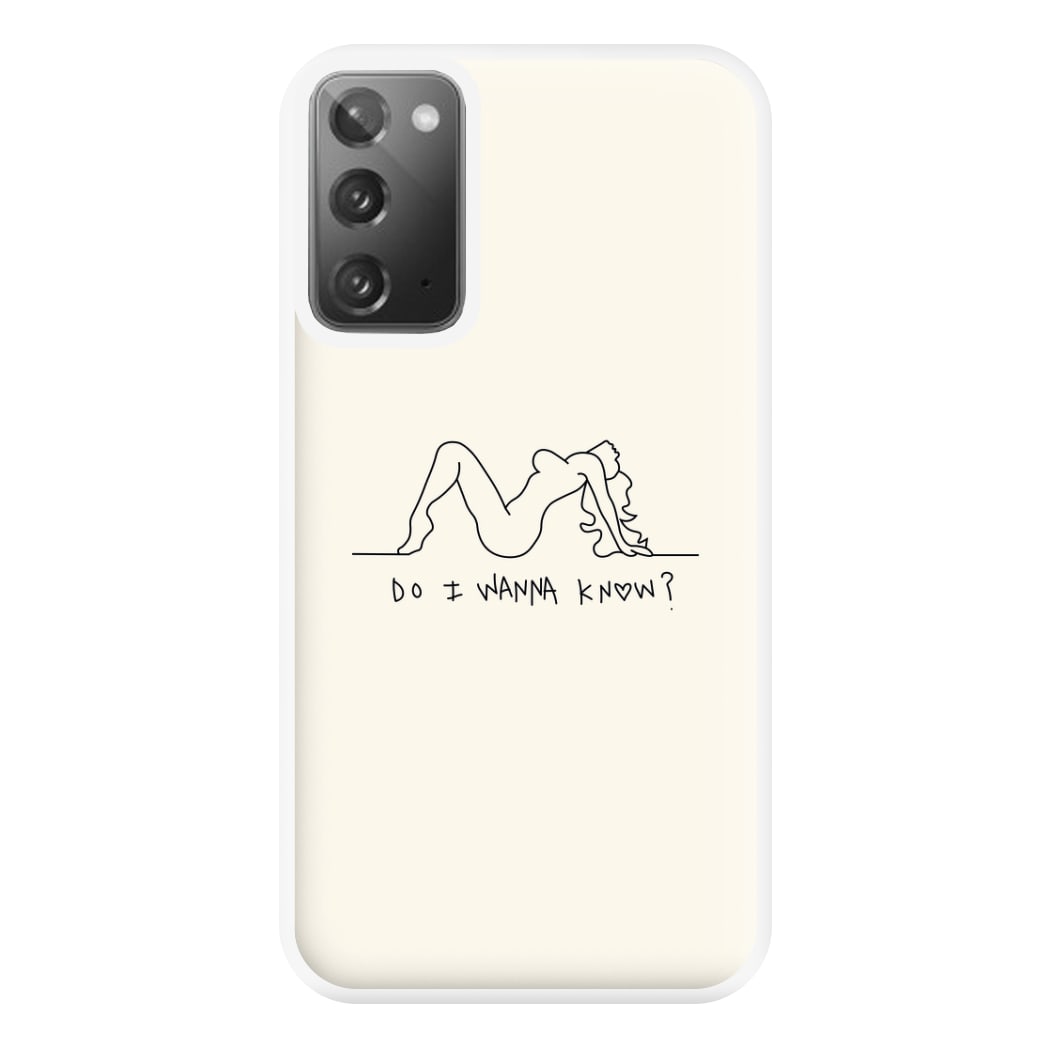 Do I Wanna Know? - Arctic Monkeys Phone Case for Galaxy Note 20 Ultra