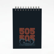 505 Band Members Dark Notebook 4