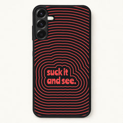 Suck It And See Psychedelic Phone Case for Galaxy A57