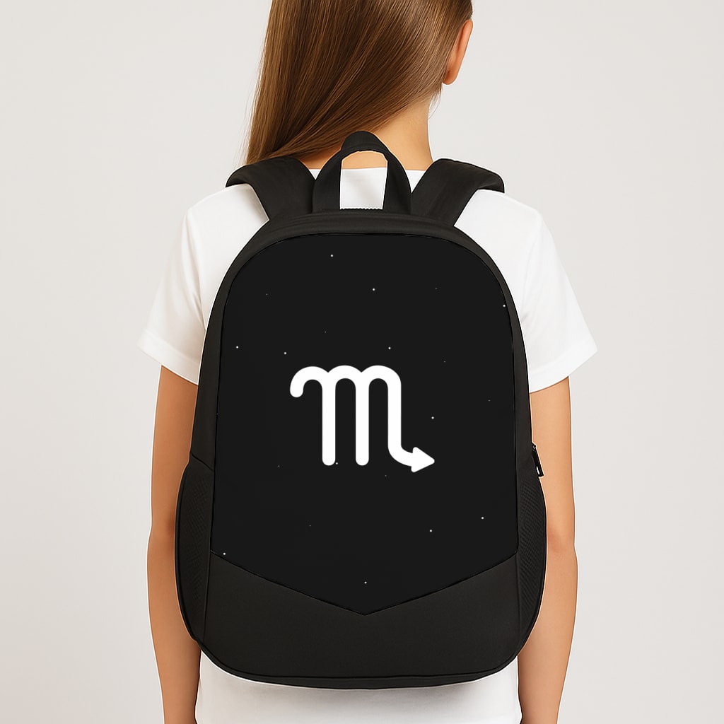 Scorpio - Astrology Large School Bag