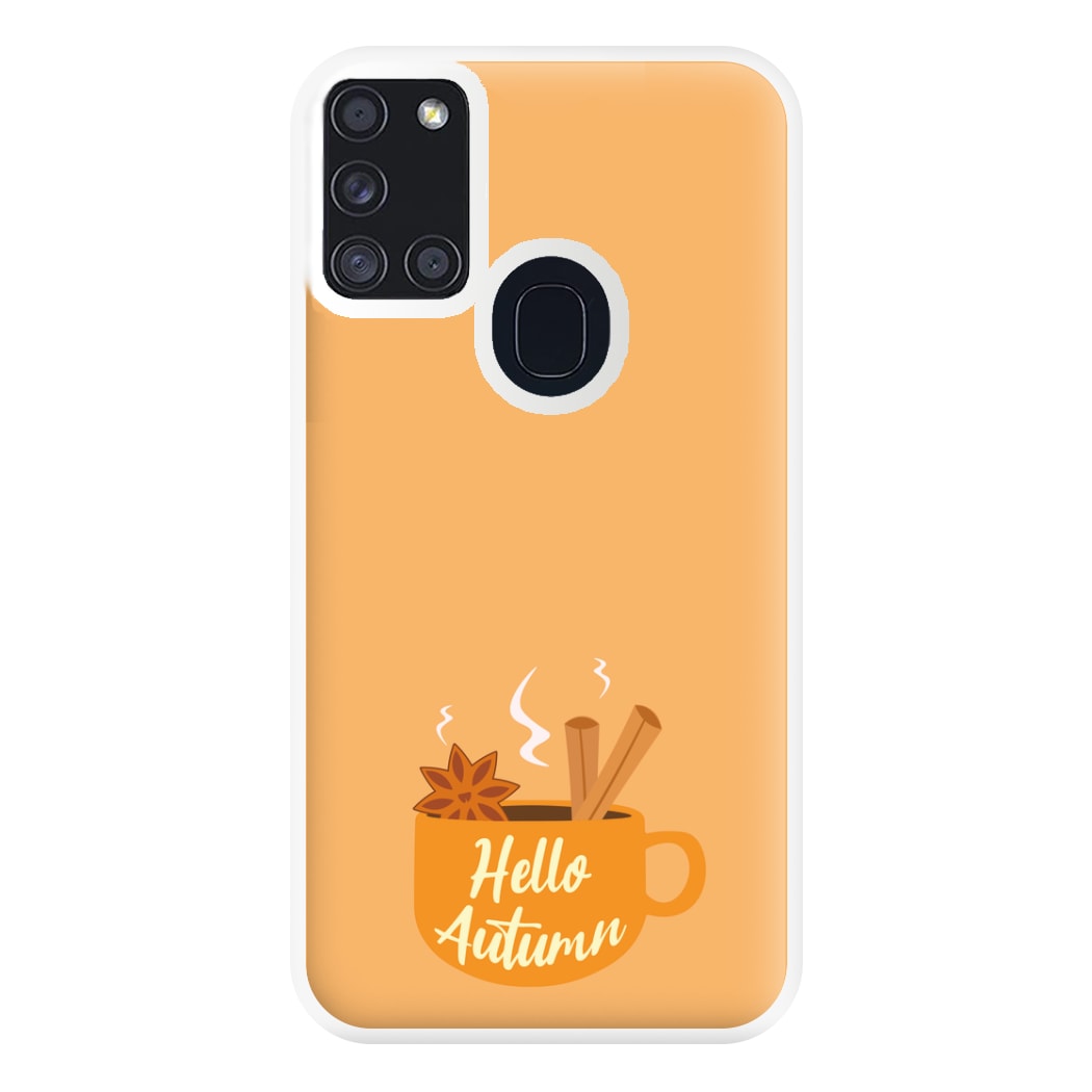 Hello Autumn Phone Case for Galaxy A21s