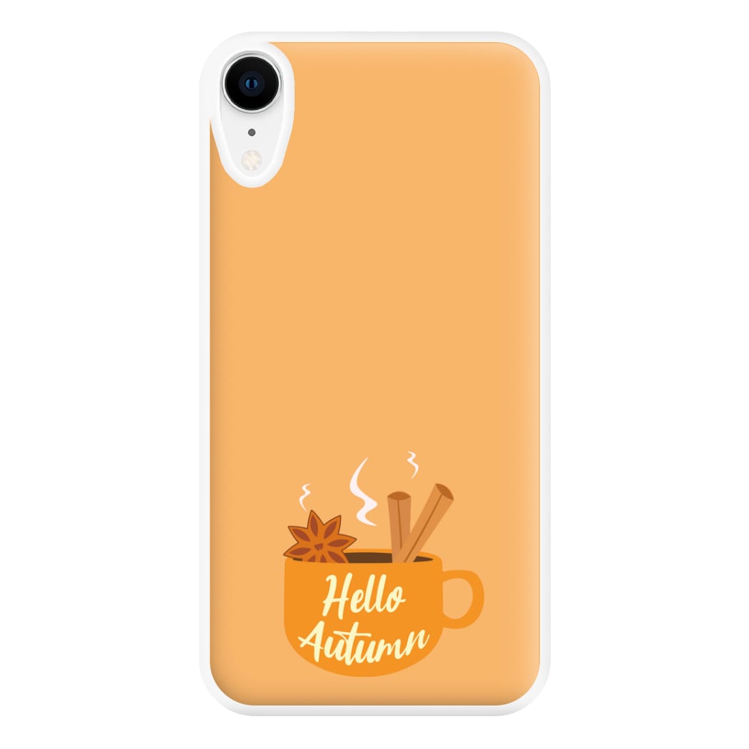 Hello Autumn Phone Case for iPhone XR