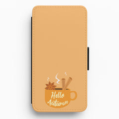Hello Autumn Flip / Wallet Phone Case