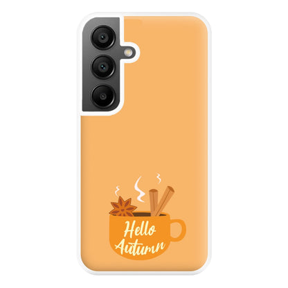 Hello Autumn Phone Case for Galaxy A55