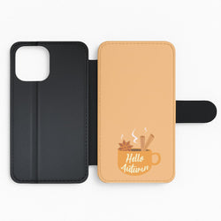 Hello Autumn Flip Phone Case
