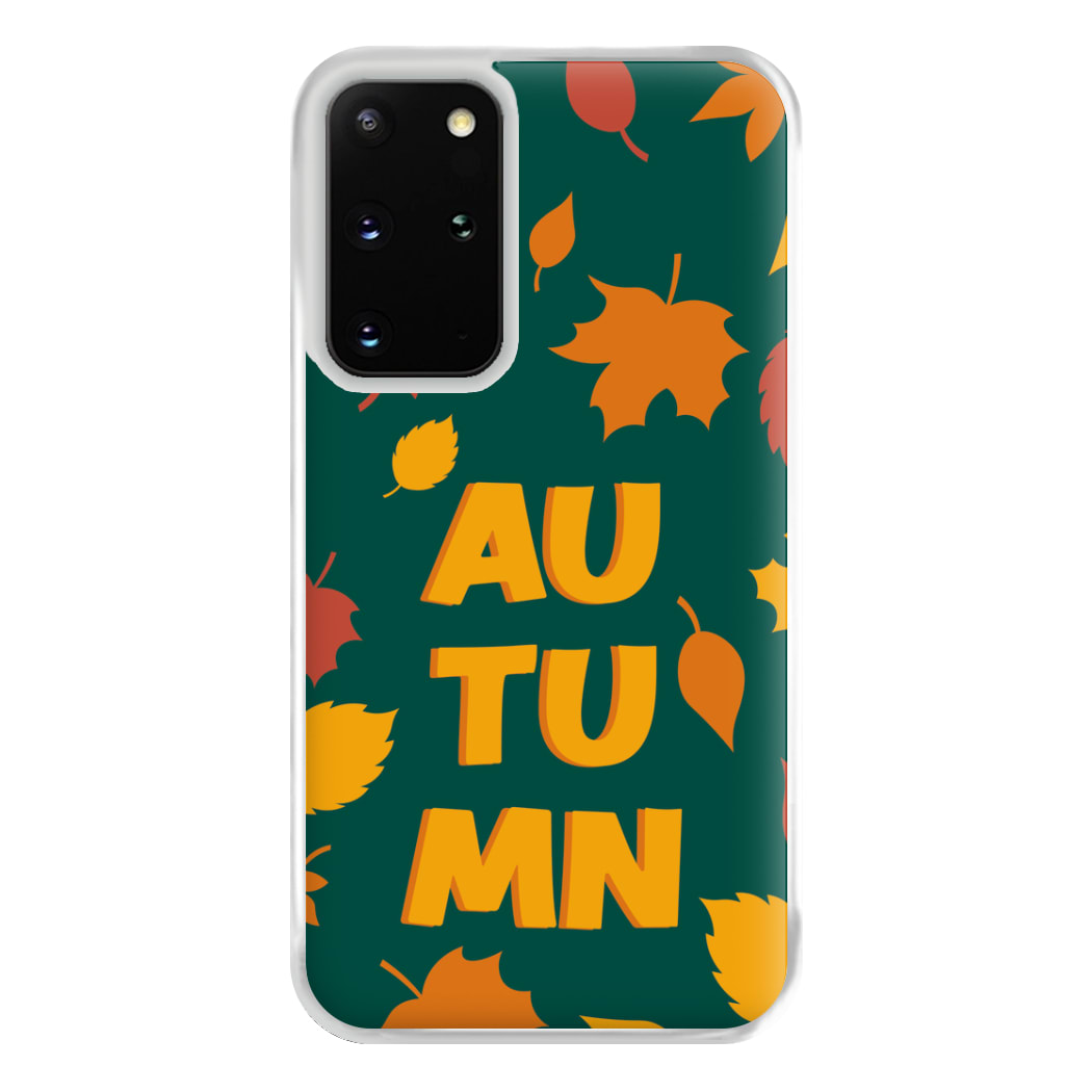 Leaves - Autumn Phone Case for Galaxy S20 Plus