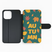 Leaves - Autumn Flip / Wallet Phone Case 2