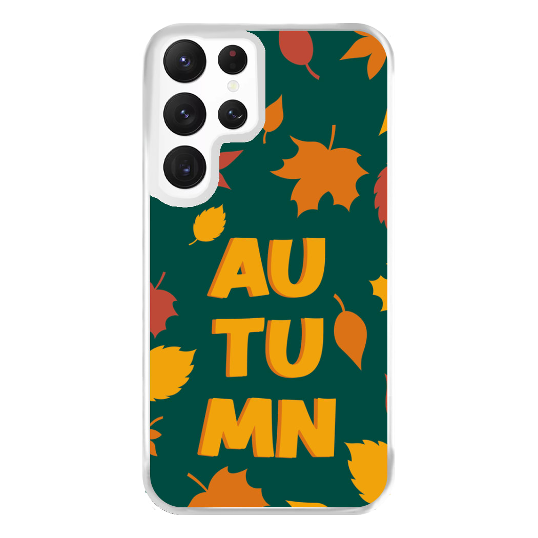 Leaves - Autumn Phone Case for Galaxy S22 Ultra