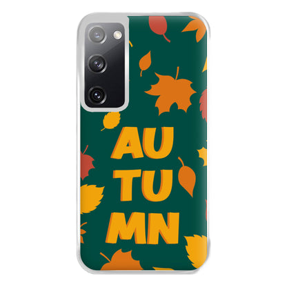 Leaves - Autumn Phone Case for Galaxy S20