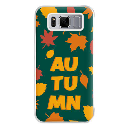 Leaves - Autumn Phone Case for Galaxy S8 Plus