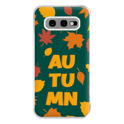 Leaves - Autumn Phone Case for Galaxy S10e