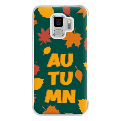 Leaves - Autumn Phone Case for Galaxy S9 Plus