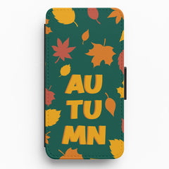 Leaves - Autumn Flip / Wallet Phone Case