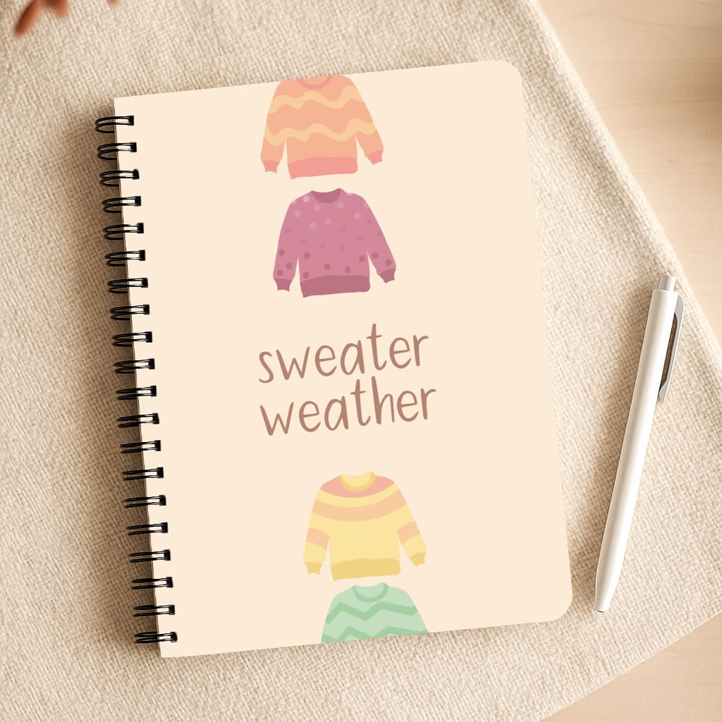 Sweater Weather - Autumn Notepad