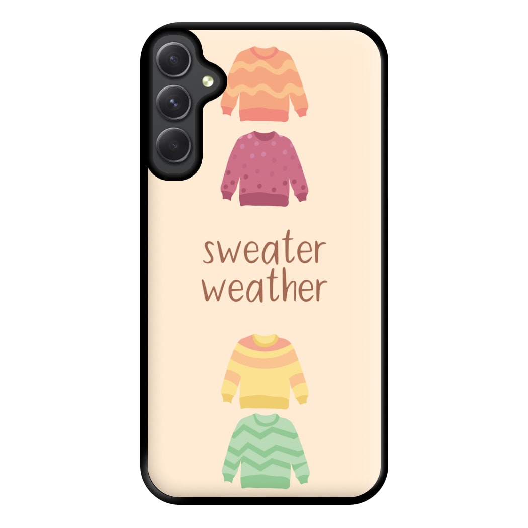 Sweater Weather - Autumn Phone Case for Galaxy A34