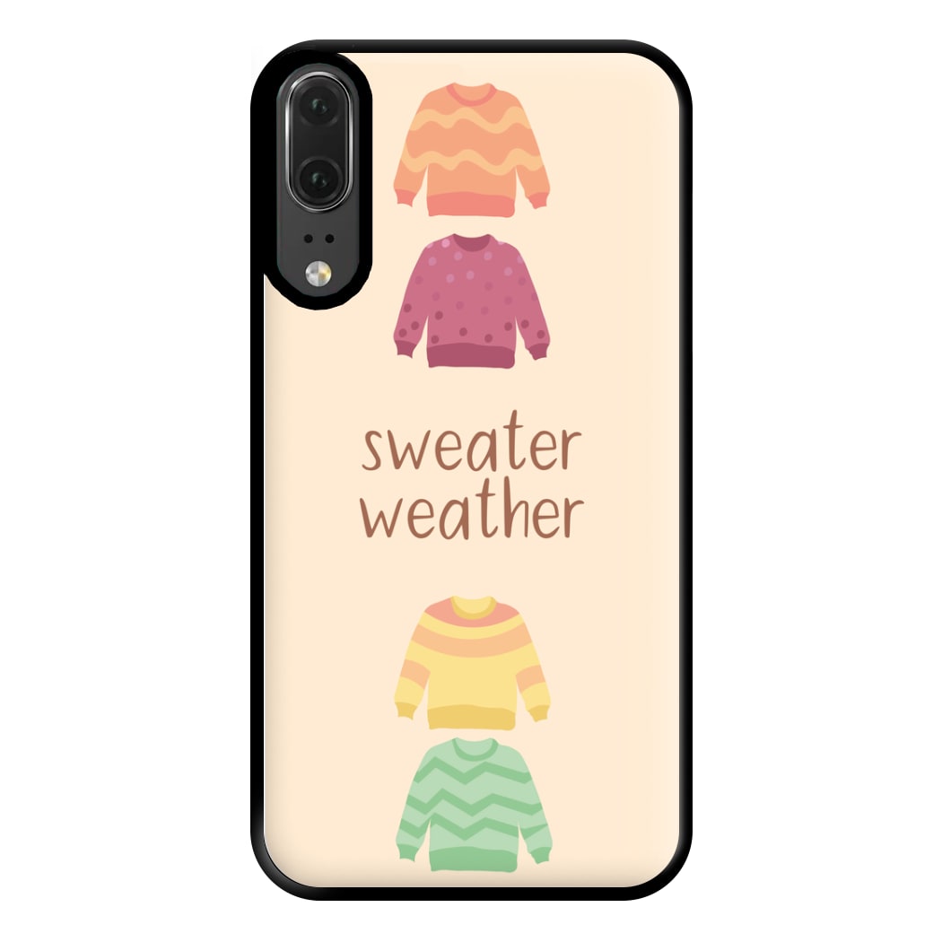 Sweater Weather - Autumn Phone Case for Huawei P20