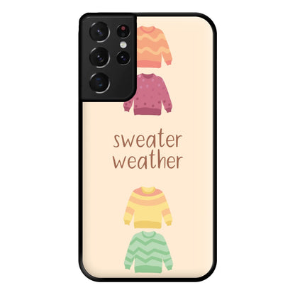 Sweater Weather - Autumn Phone Case for Galaxy S21 Ultra