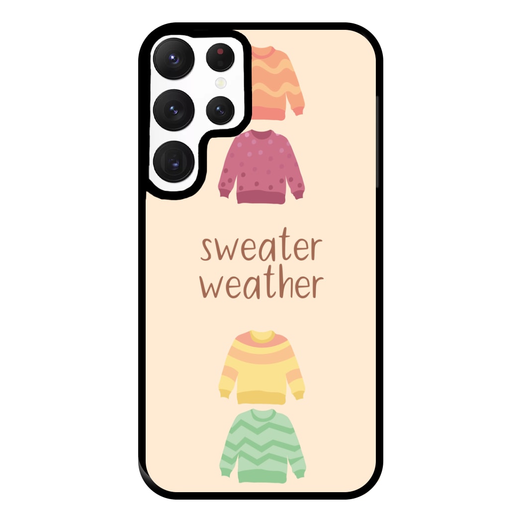 Sweater Weather - Autumn Phone Case for Galaxy S22 Ultra