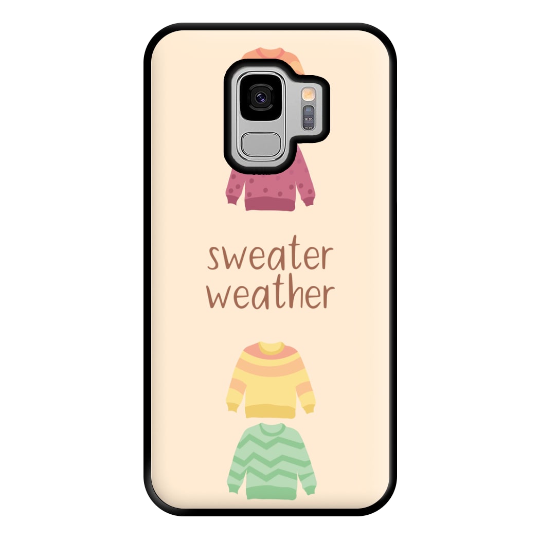 Sweater Weather - Autumn Phone Case for Galaxy S9 Plus