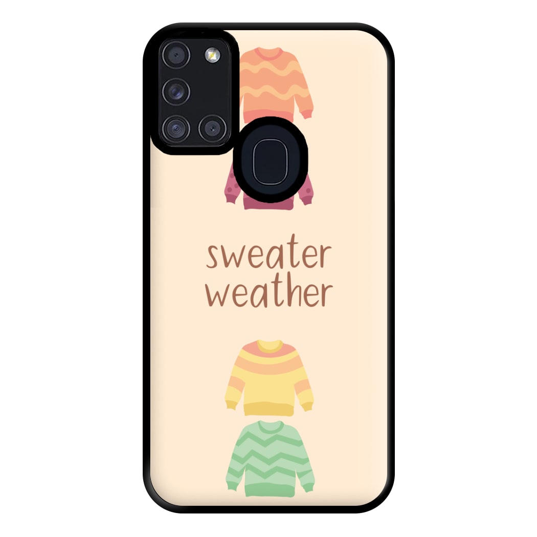 Sweater Weather - Autumn Phone Case for Galaxy A21s