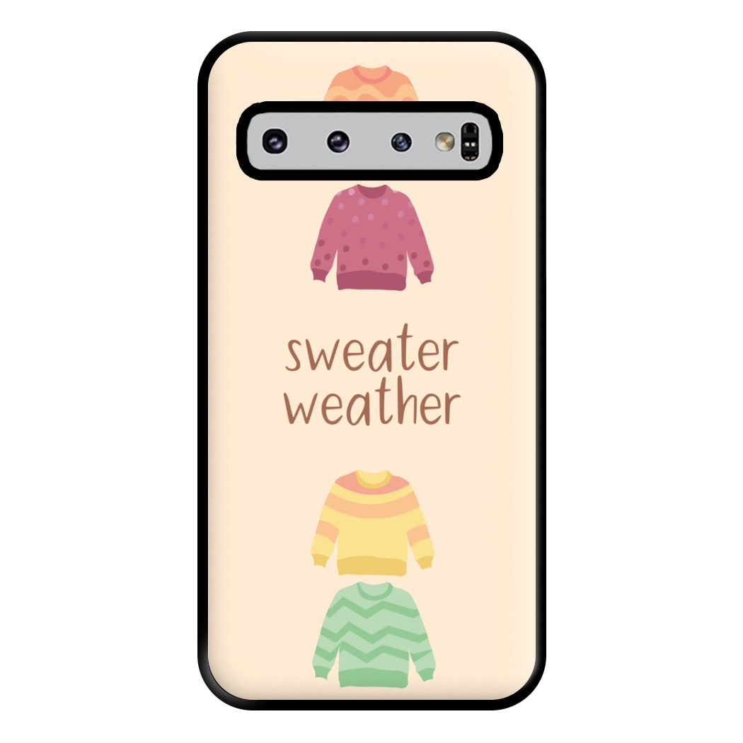 Sweater Weather - Autumn Phone Case for Galaxy S10 Plus