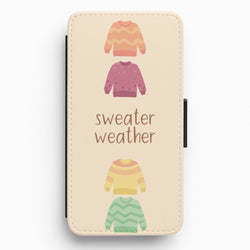 Sweater Weather - Autumn Flip / Wallet Phone Case