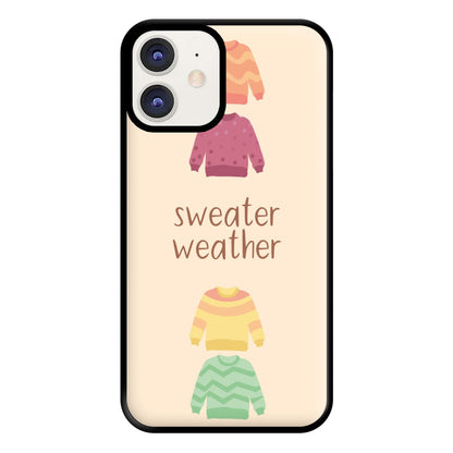 Sweater Weather - Autumn Phone Case for iPhone 12 / 12 Pro