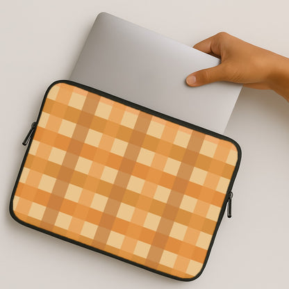 Orange Plaid Pattern- Autumn MacBook Case