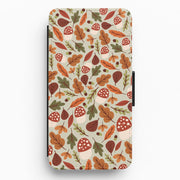 Autumn Pattern Flip / Wallet Phone Case 3