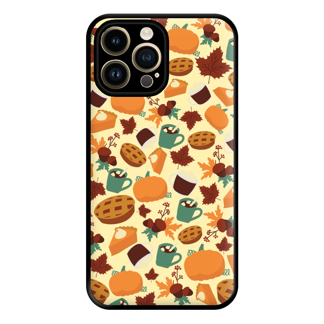 Fall Pattern Phone Case for iPhone 14 Pro Max