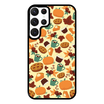 Fall Pattern Phone Case for Galaxy S22 Ultra