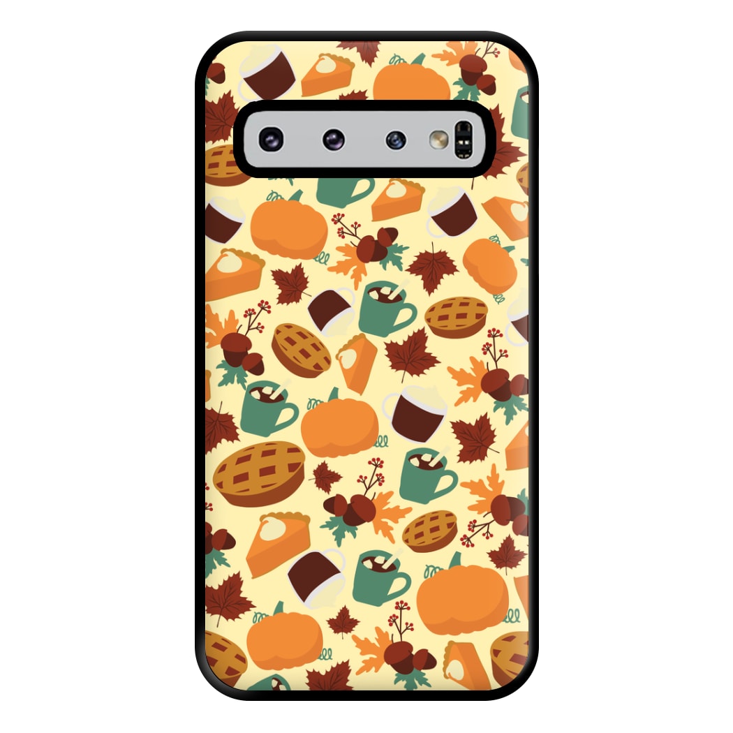 Fall Pattern Phone Case for Galaxy S10 Plus