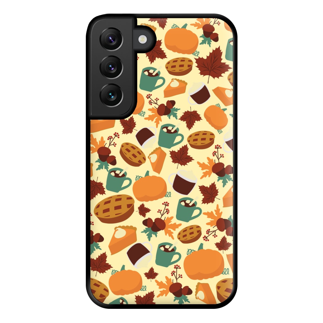 Fall Pattern Phone Case for Galaxy S22 Plus