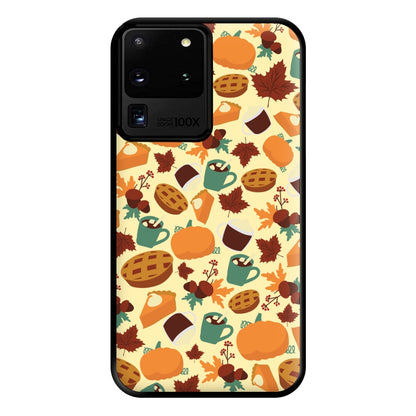 Fall Pattern Phone Case for Galaxy S20 Ultra