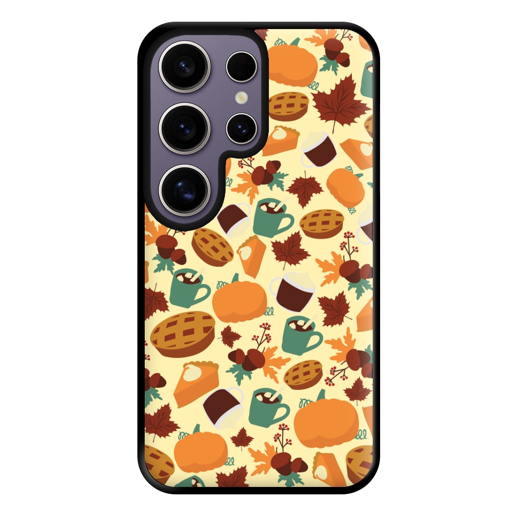 Fall Pattern Phone Case for Galaxy S25 Ultra