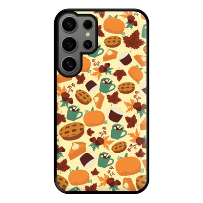 Fall Pattern Phone Case for Galaxy S24 Ultra