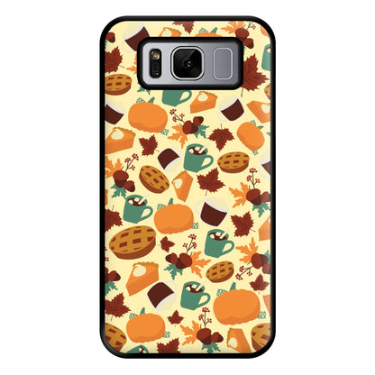 Fall Pattern Phone Case for Galaxy S8 Plus