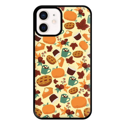 Fall Pattern Phone Case for iPhone 13 Mini