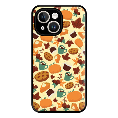 Fall Pattern Phone Case for iPhone 14 Plus