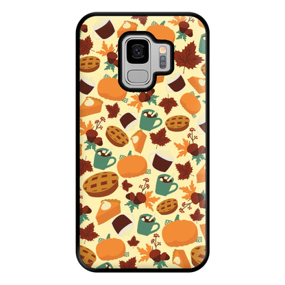 Fall Pattern Phone Case for Galaxy S9 Plus