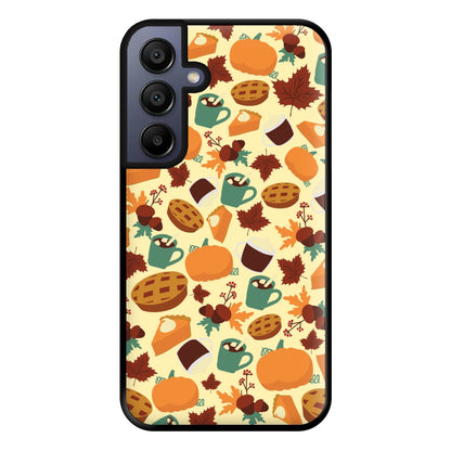 Fall Pattern Phone Case for Galaxy A15