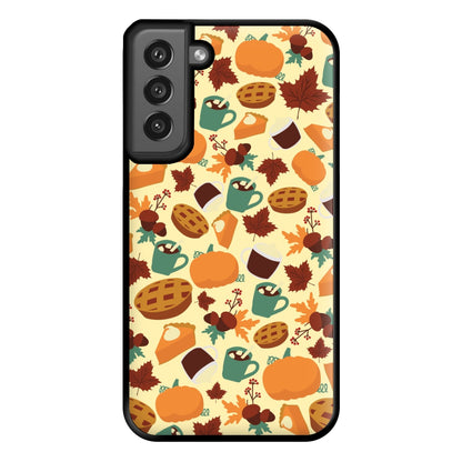 Fall Pattern Phone Case for Galaxy S21FE