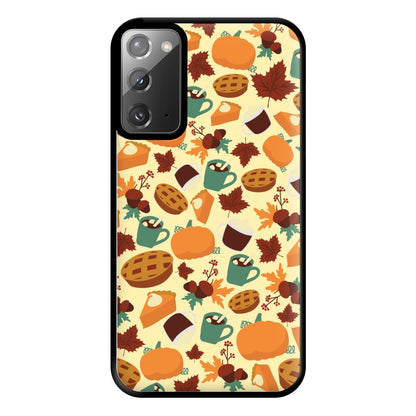 Fall Pattern Phone Case for Galaxy Note 20 Ultra