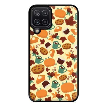 Fall Pattern Phone Case for Galaxy A12