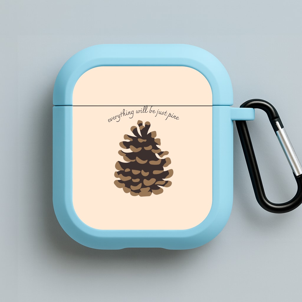 Everything Will Be Just Pine - Autumn Blue AirPods Case